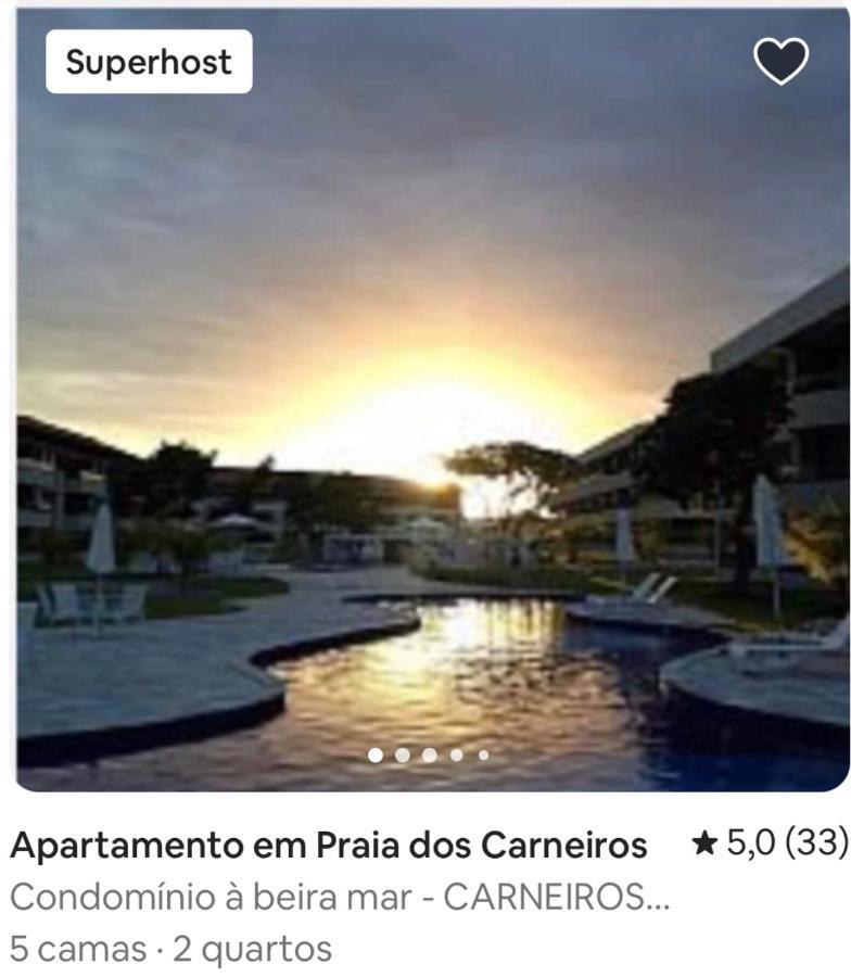 Flat Praia Dos Carneiros - Condominio Na Beira-Mar - Tamandaré Exterior foto